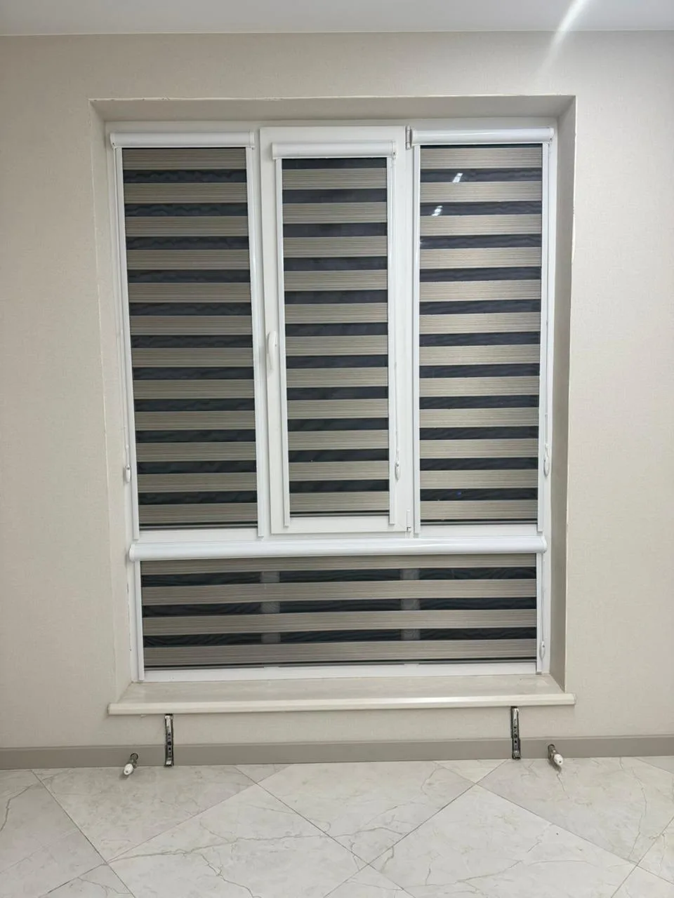 Рулонные шторы зебра день-ночь 18 в Нальчике и КБР на заказ