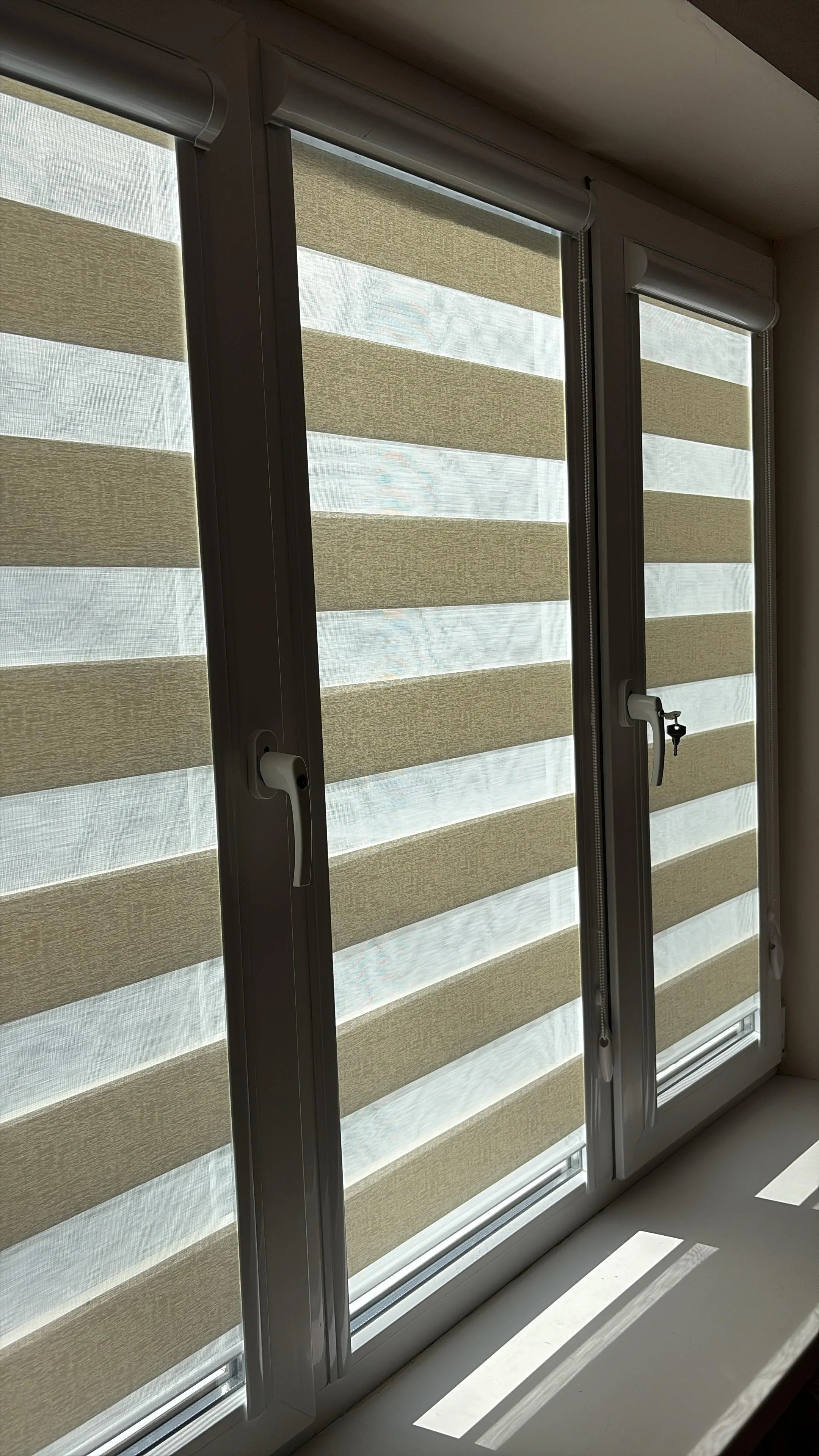 Рулонные шторы зебра день-ночь 23 в Нальчике и КБР на заказ