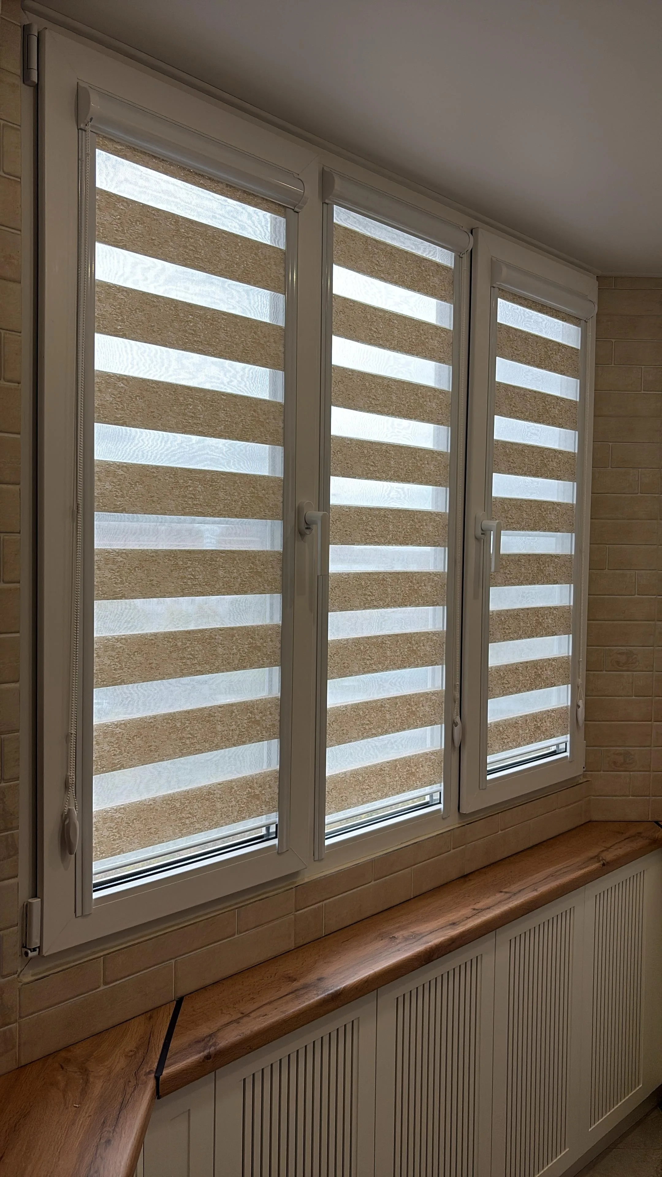 Рулонные шторы зебра день-ночь 28 в Нальчике и КБР на заказ