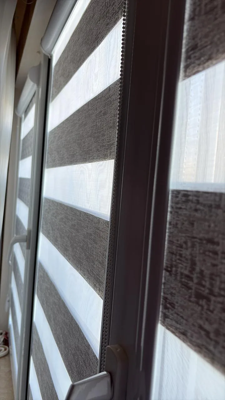 Рулонные шторы зебра день-ночь 30 в Нальчике и КБР на заказ