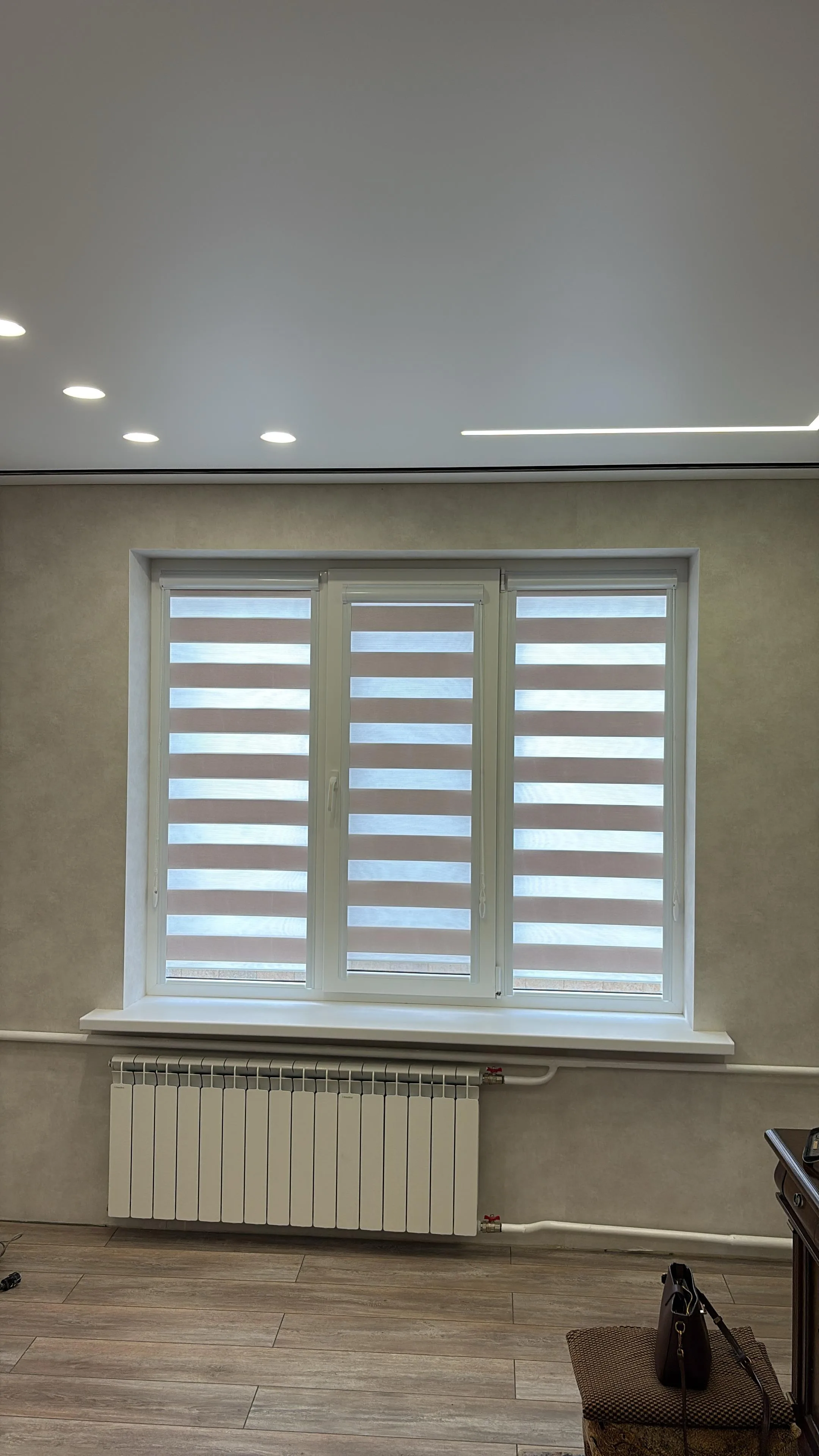 Рулонные шторы зебра день-ночь 37 в Нальчике и КБР на заказ