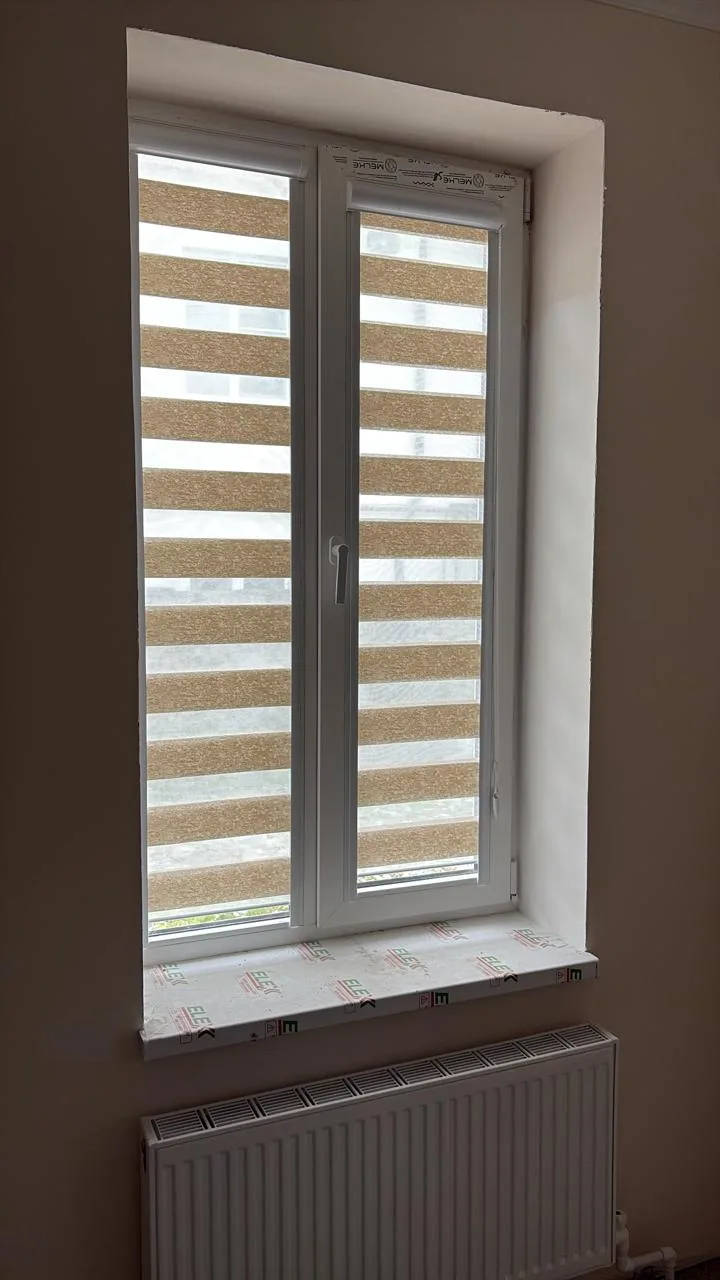 Рулонные шторы зебра день-ночь 41 в Нальчике и КБР на заказ