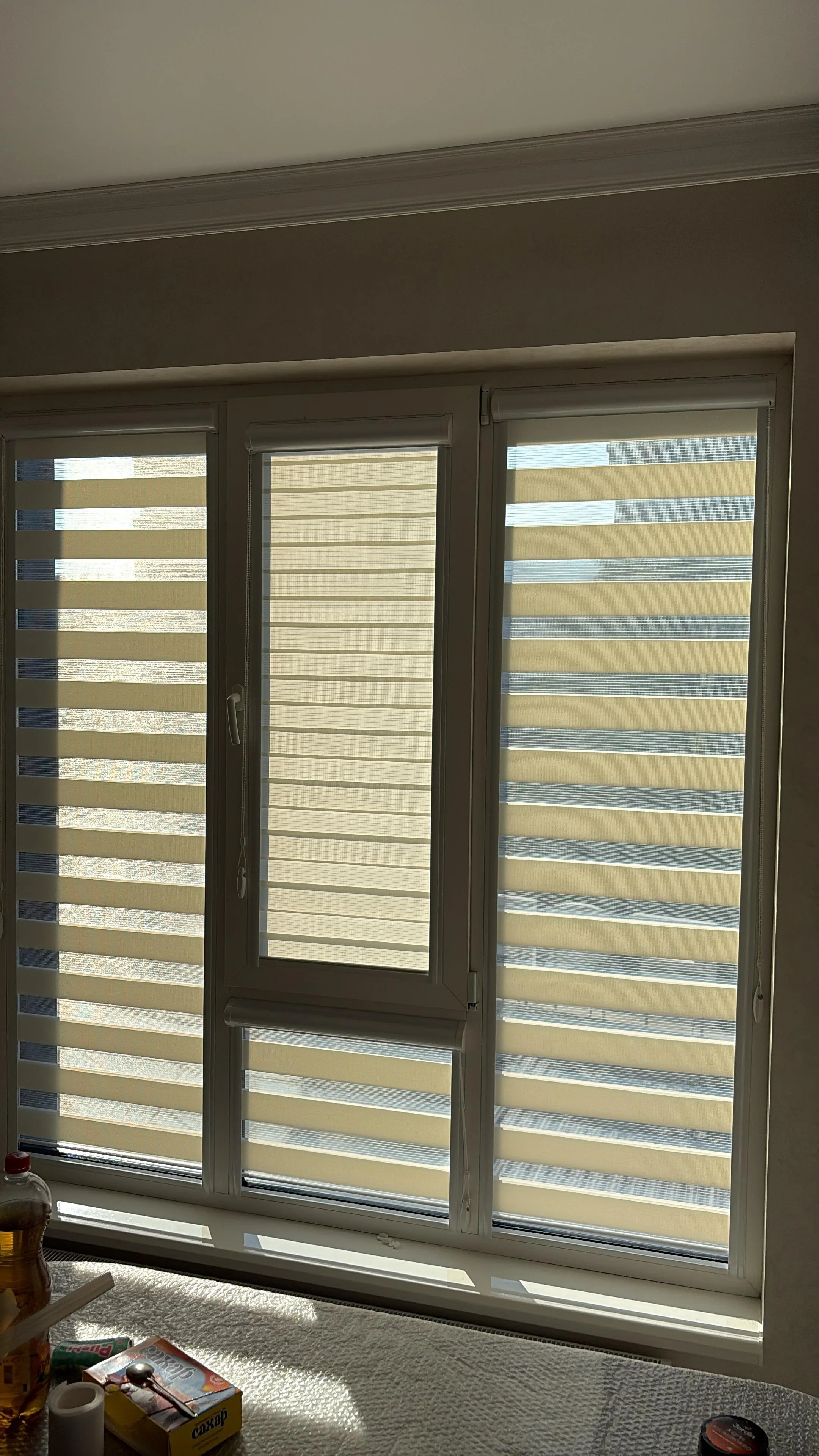 Рулонные шторы зебра день-ночь 46 в Нальчике и КБР на заказ