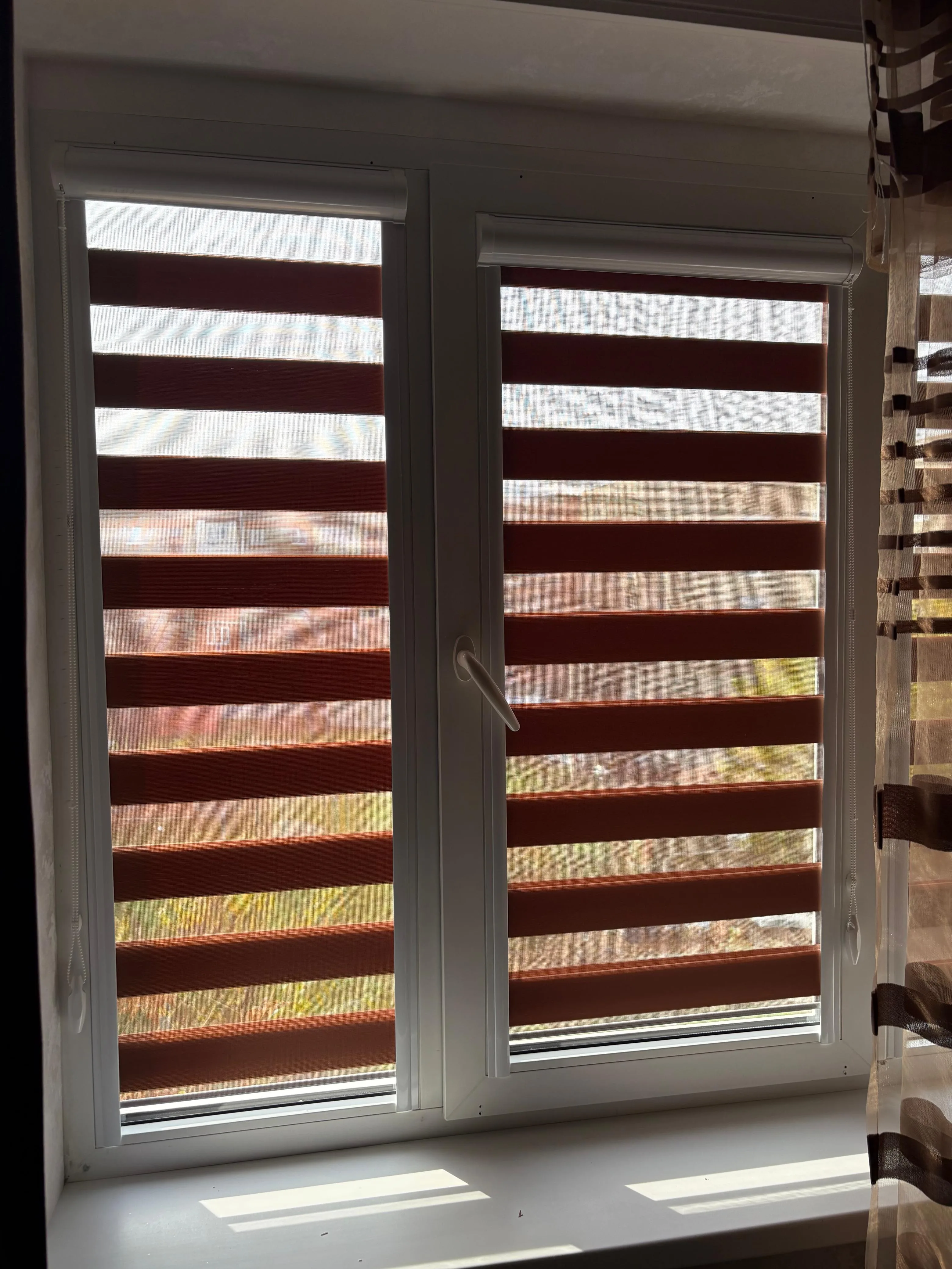 Рулонные шторы зебра день-ночь 67 в Нальчике и КБР на заказ