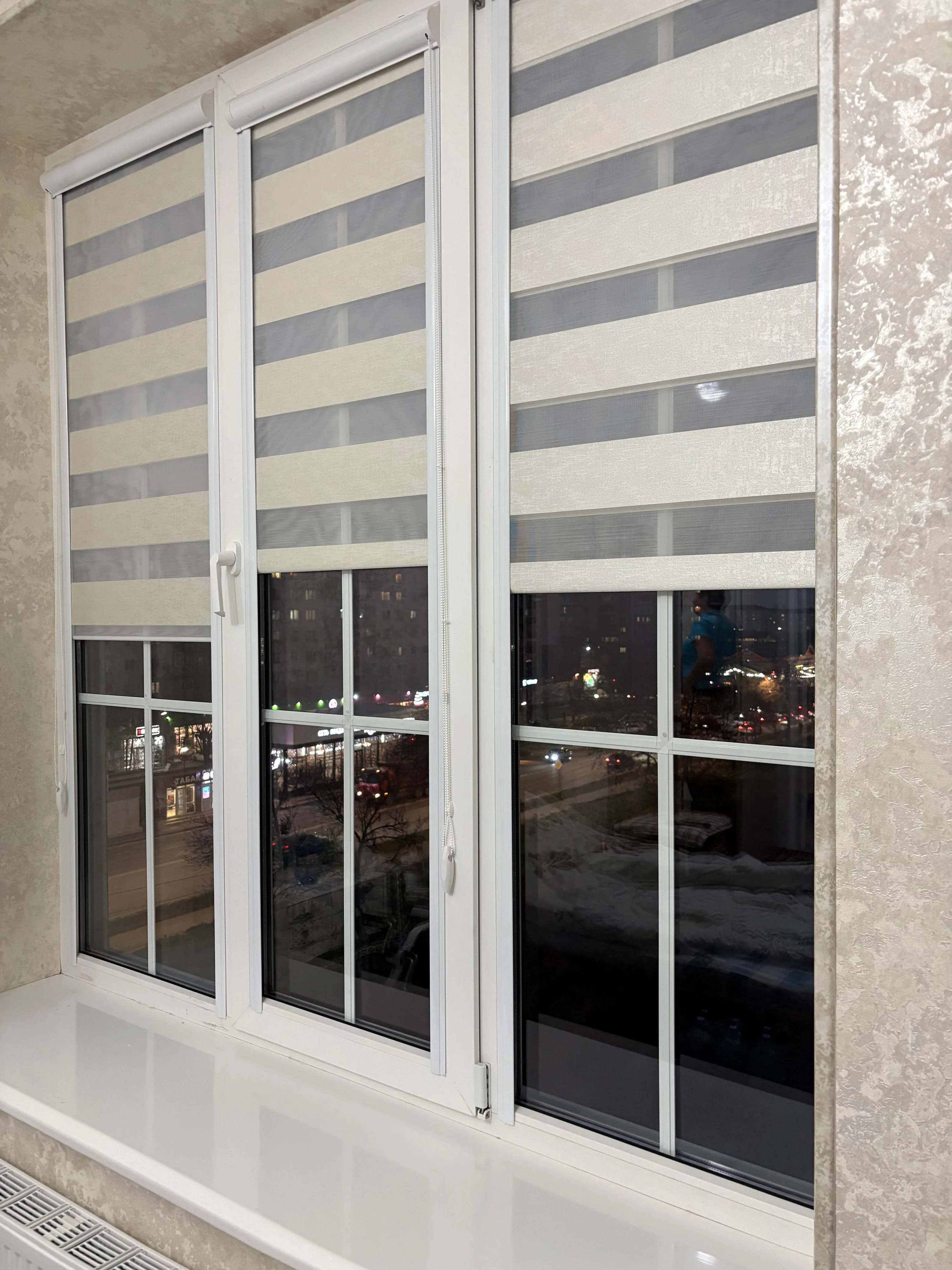 Рулонные шторы зебра день-ночь 78 в Нальчике и КБР на заказ