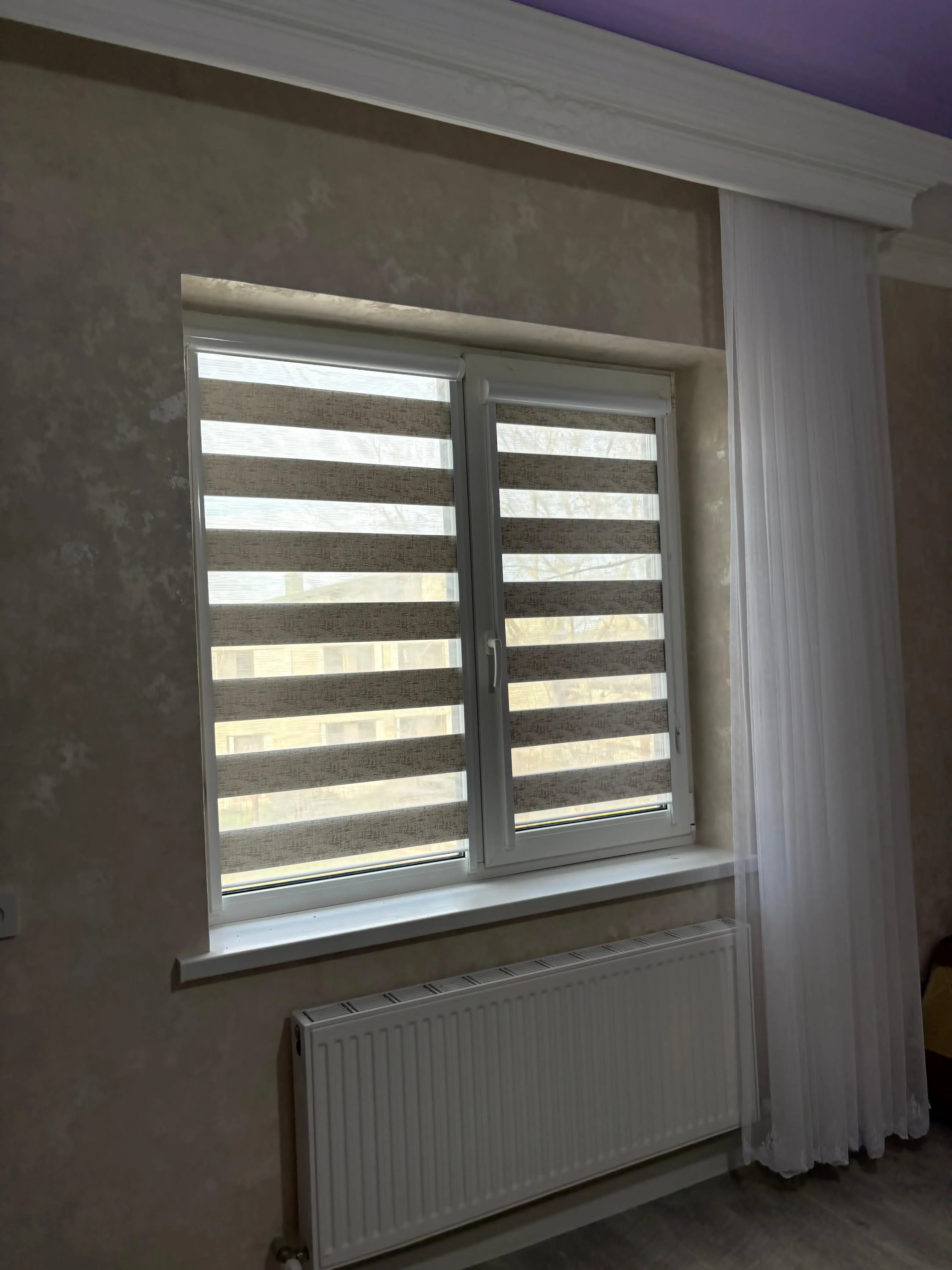 Рулонные шторы зебра день-ночь 81 в Нальчике и КБР на заказ