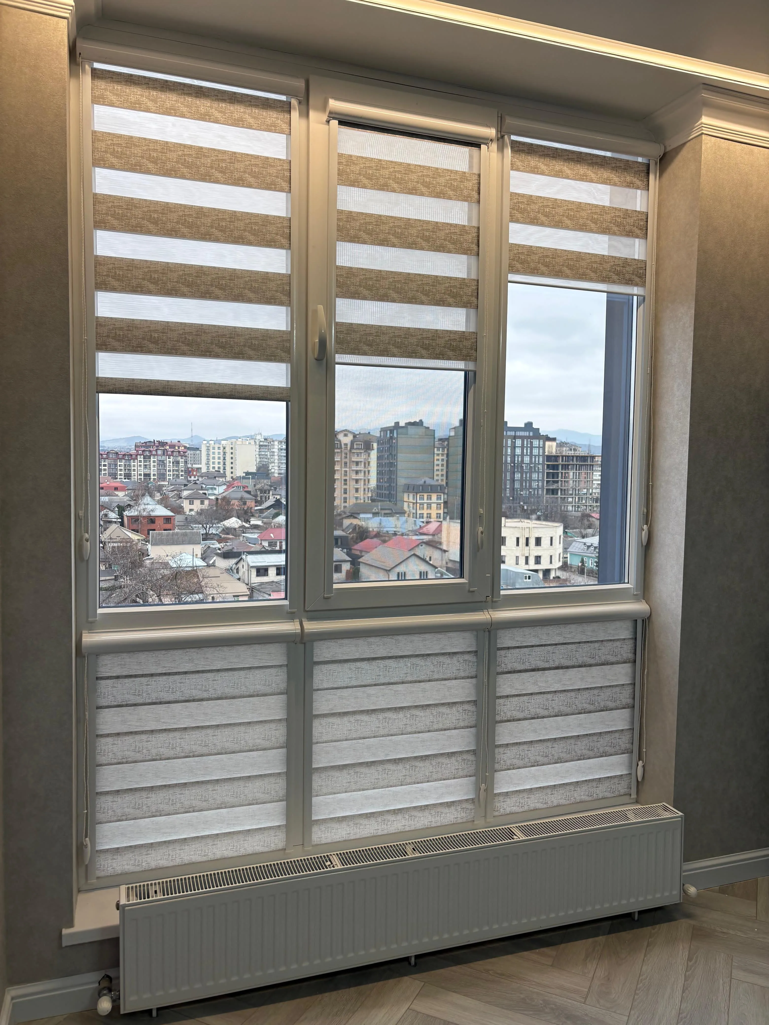 Рулонные шторы зебра день-ночь 89 в Нальчике и КБР на заказ