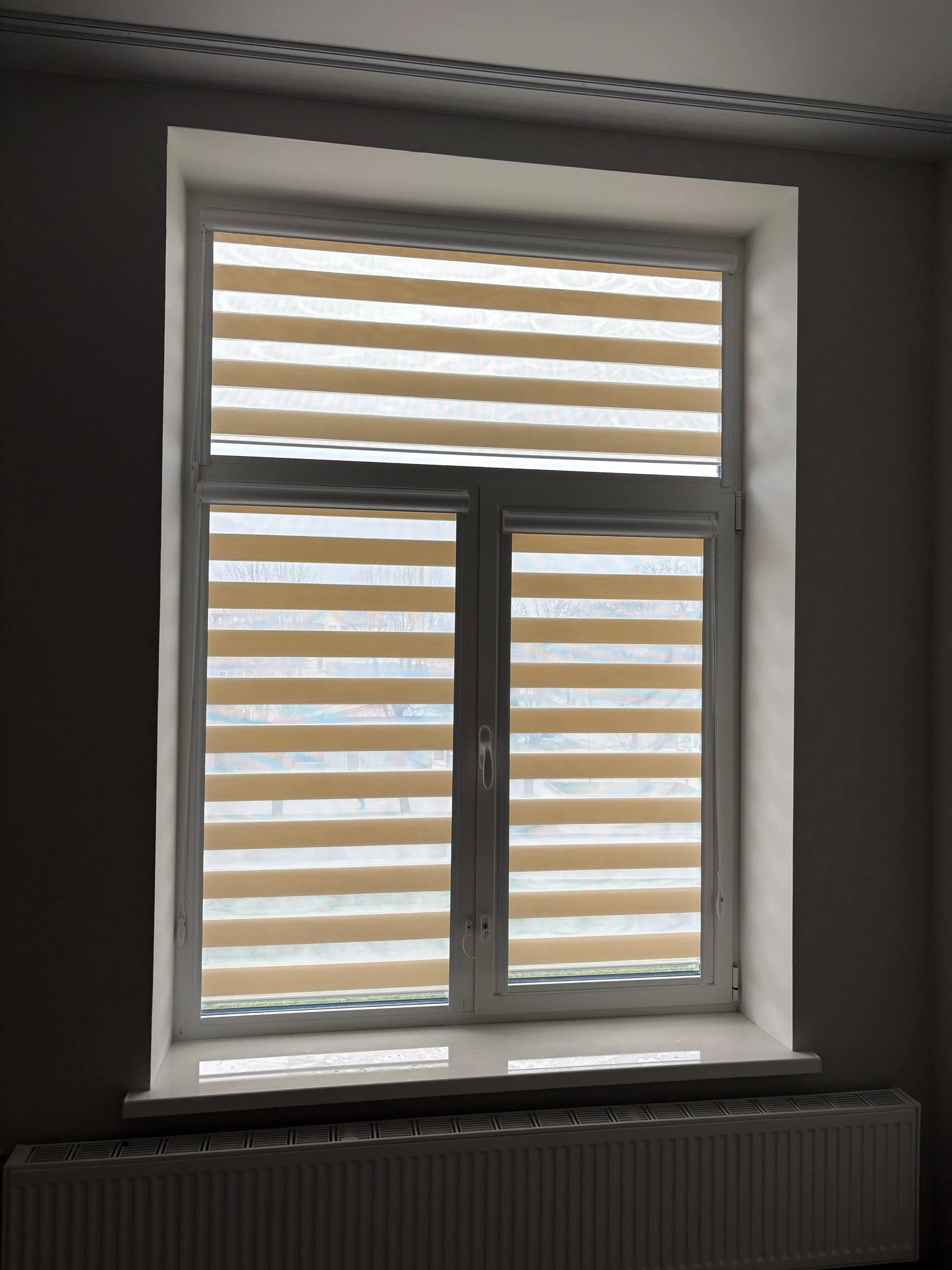 Рулонные шторы зебра день-ночь 153 в Нальчике и КБР на заказ