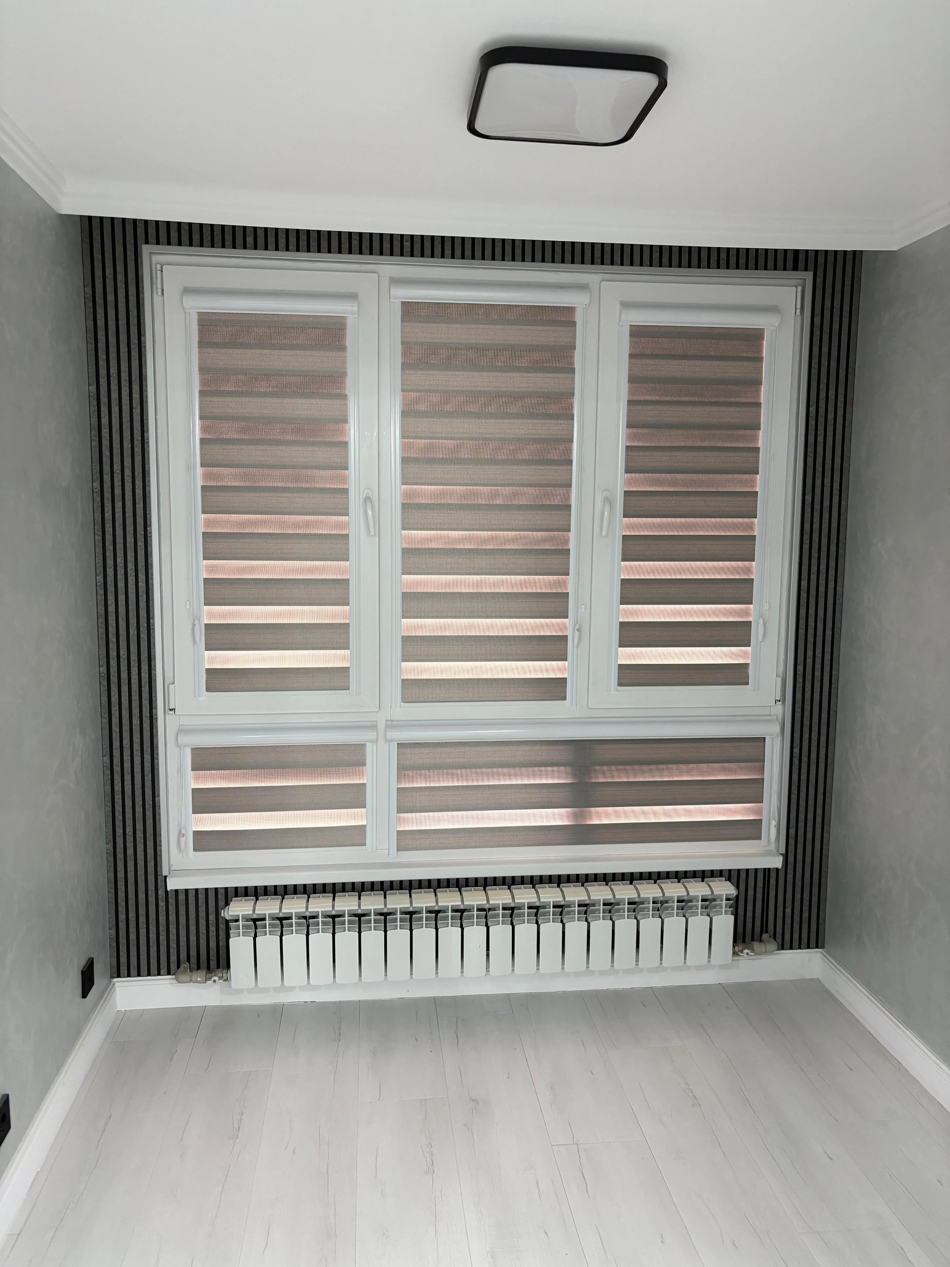 Рулонные шторы зебра день-ночь 158 в Нальчике и КБР на заказ