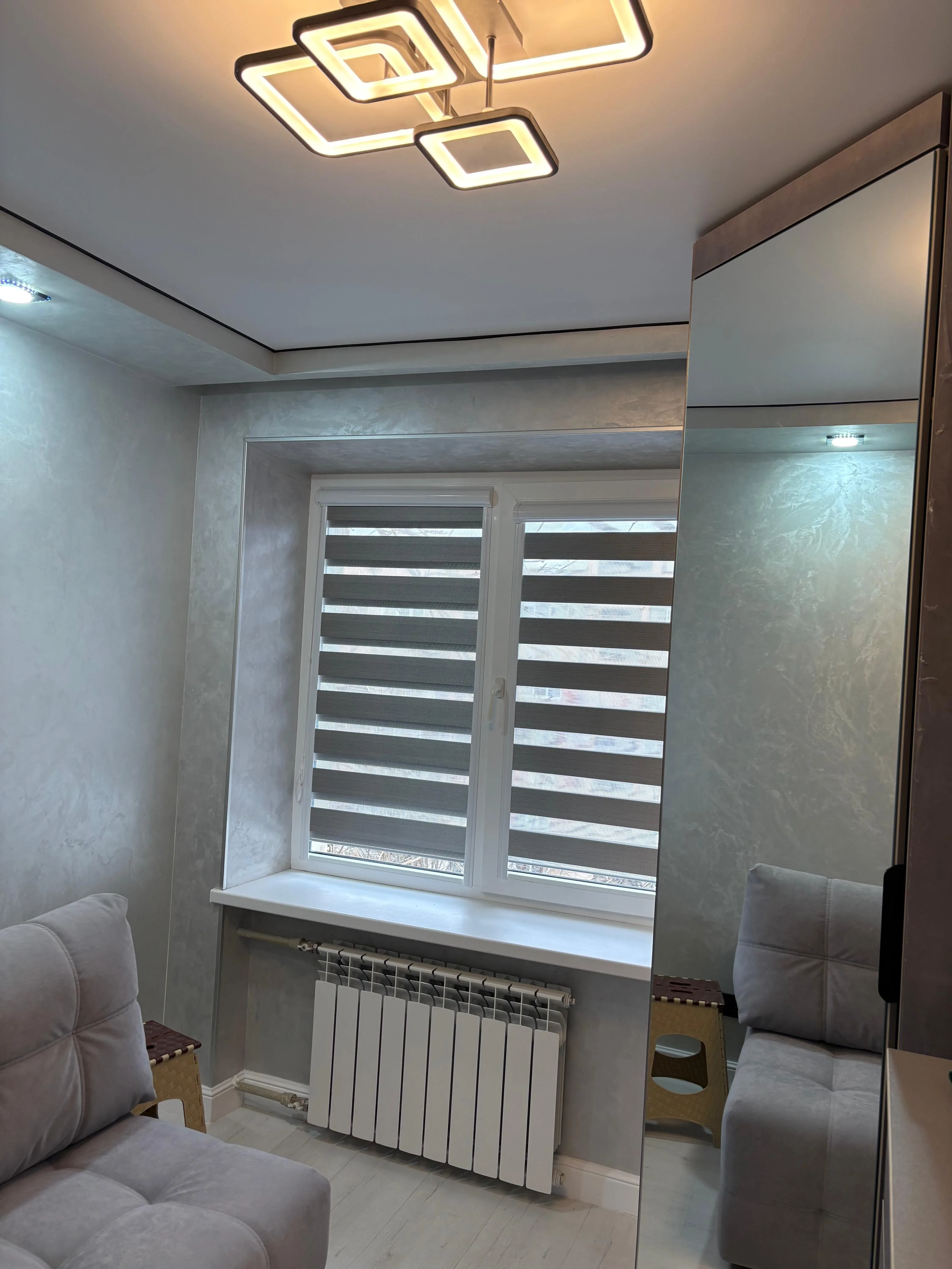 Рулонные шторы зебра день-ночь 159 в Нальчике и КБР на заказ